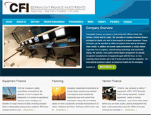 Tablet Screenshot of connaughtfinance.com